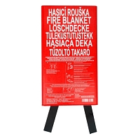 Hasicí rouška, plastový obal, C-FB 1.8 - 1,2 x 1,8 m červená